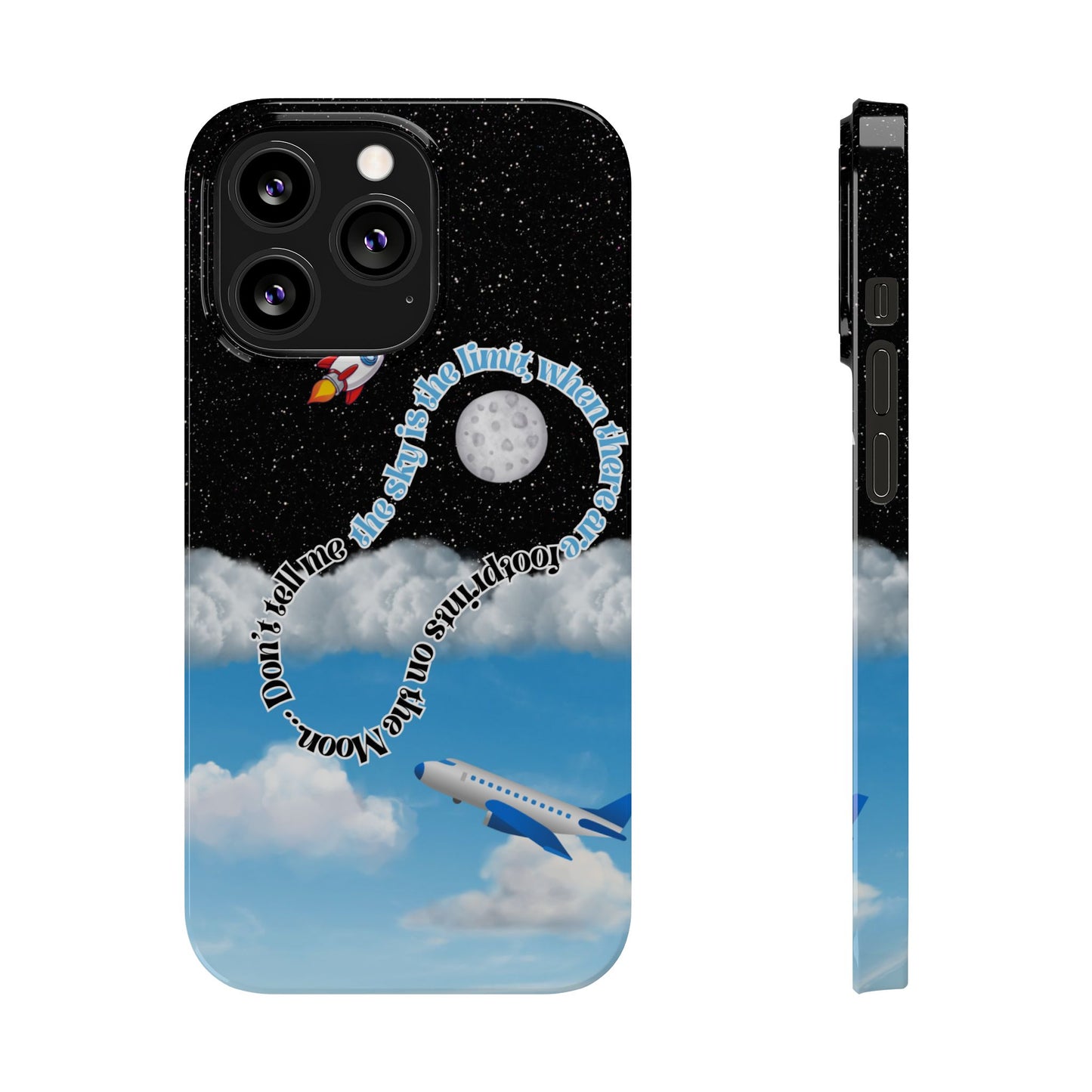 Slim Phone Case – “Footprints on the Moon” Edition 🌕