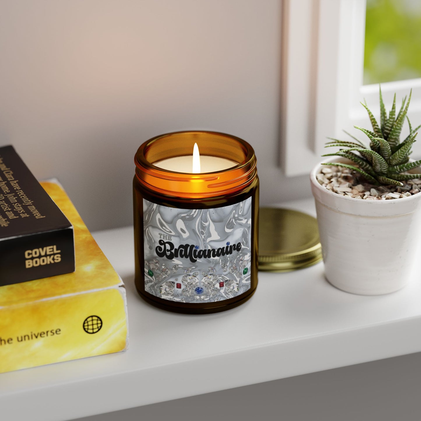 The Brillianaire Luxury Scented Candle - Coconut Apricot Wax (4oz, 9oz)