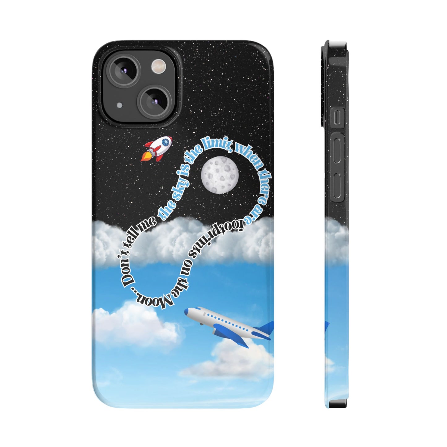 Slim Phone Case – “Footprints on the Moon” Edition 🌕