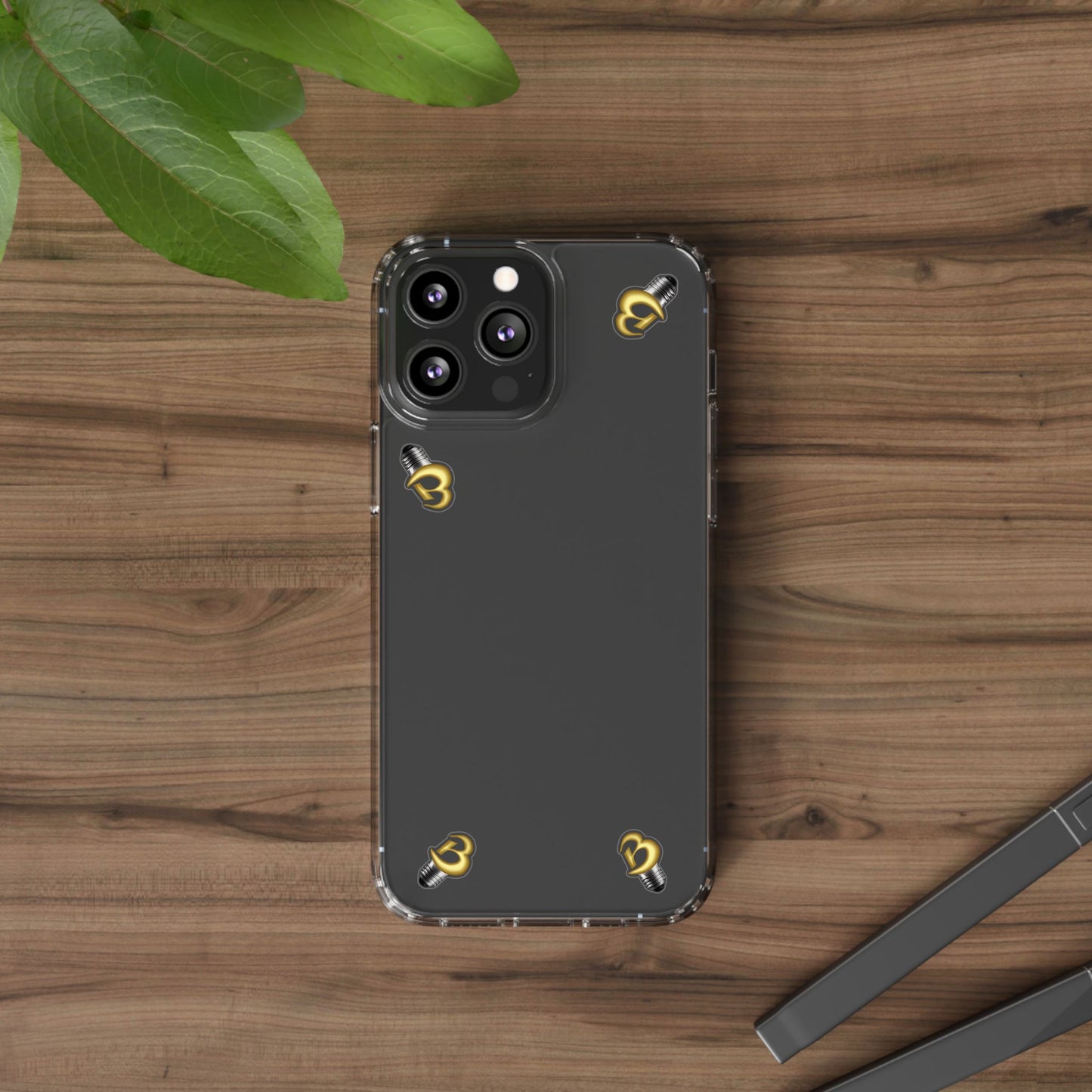 Brillianaire Logo Clear Phone Case ✨