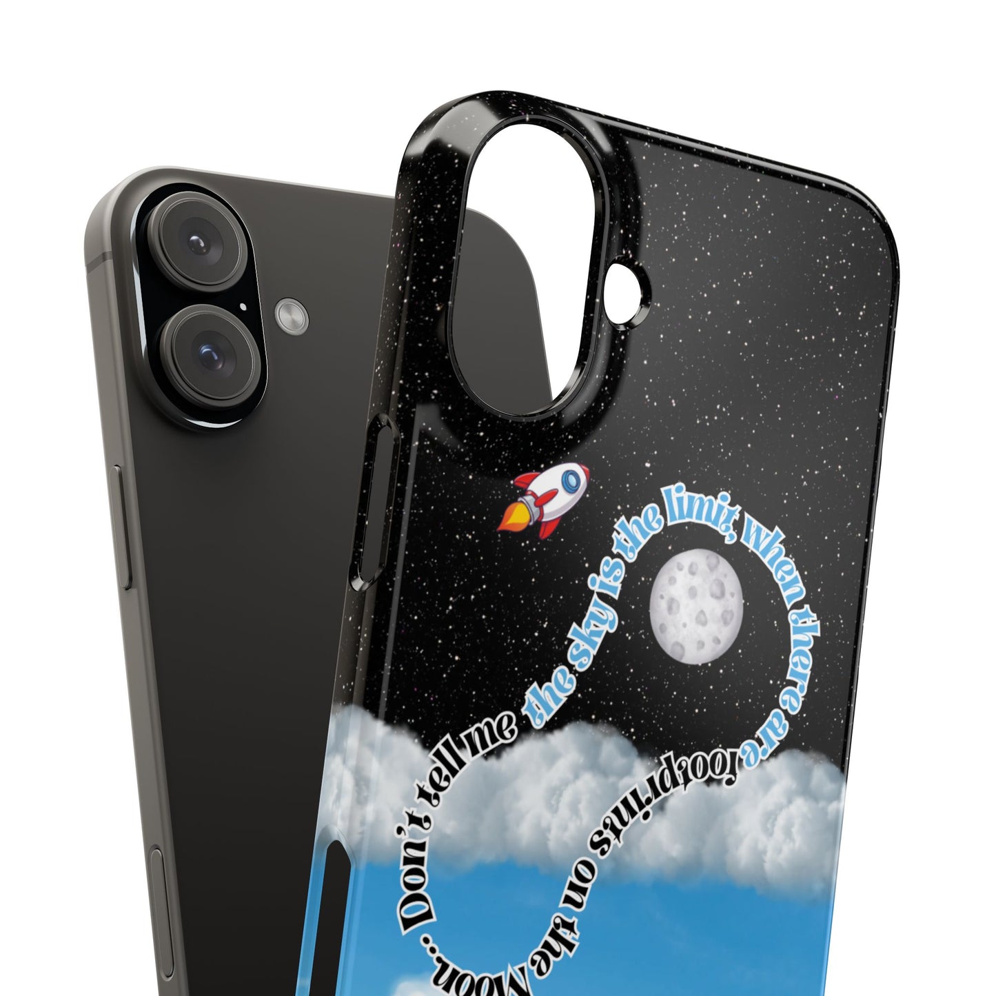 Slim Phone Case – “Footprints on the Moon” Edition 🌕