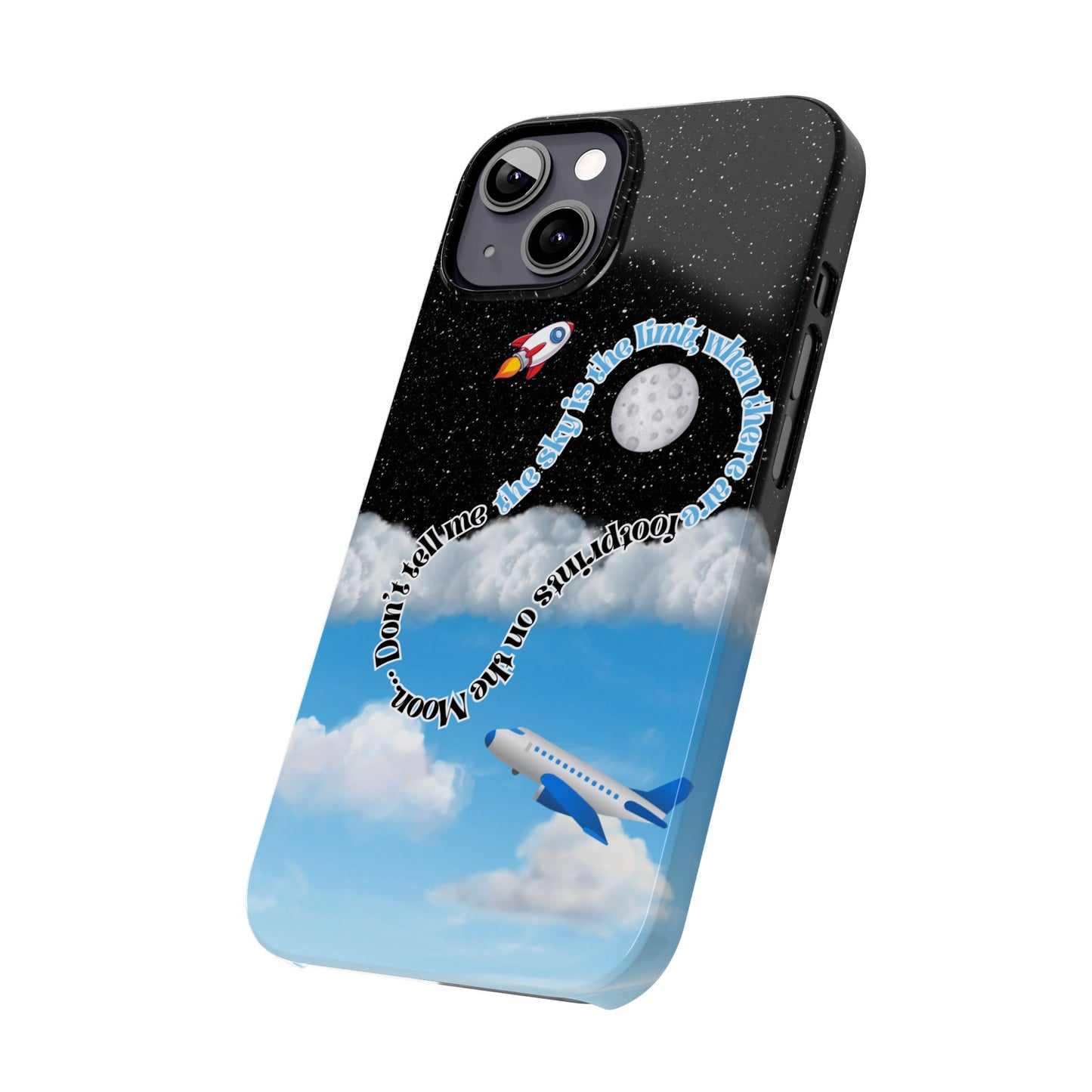 Slim Phone Case – “Footprints on the Moon” Edition 🌕