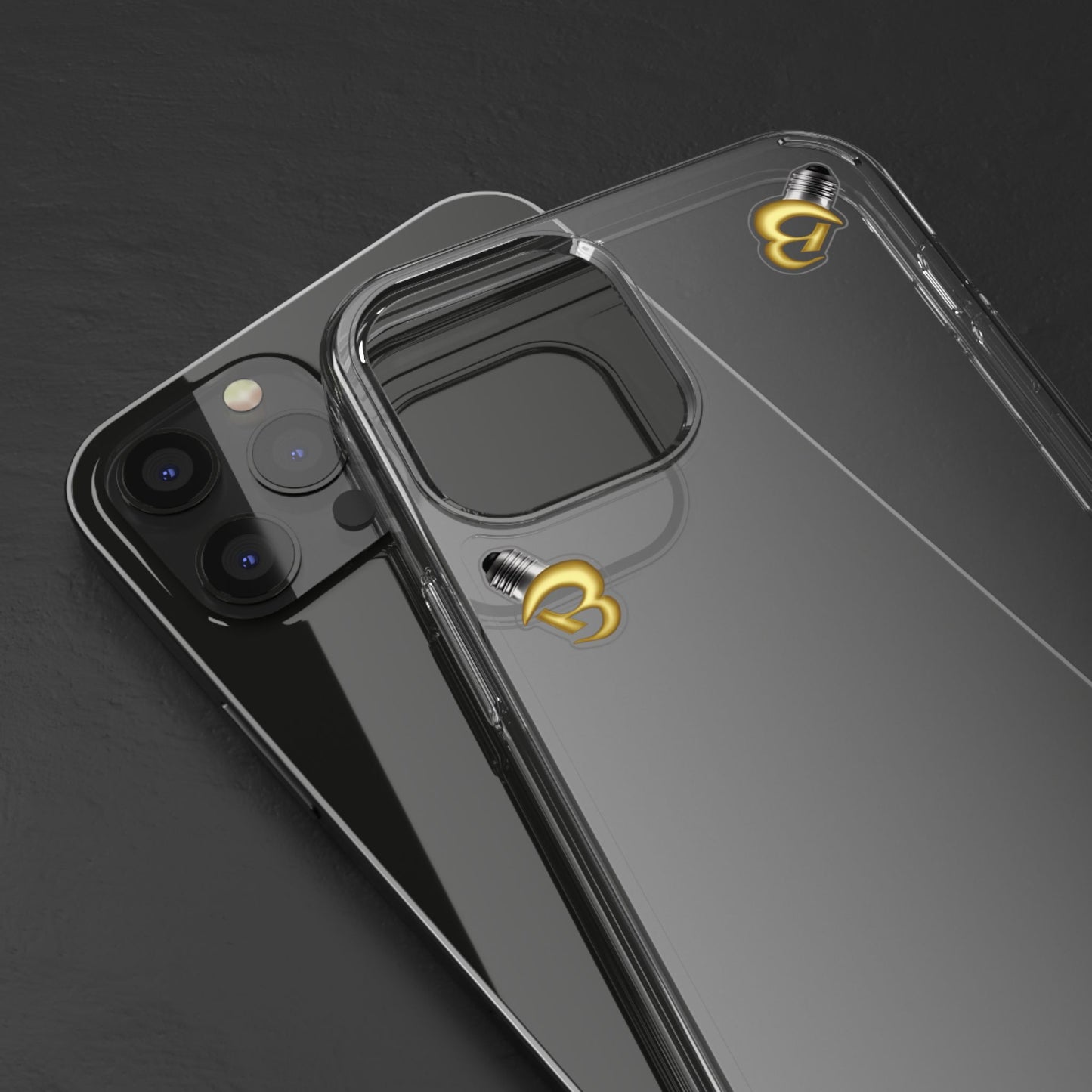 Brillianaire Logo Clear Phone Case ✨