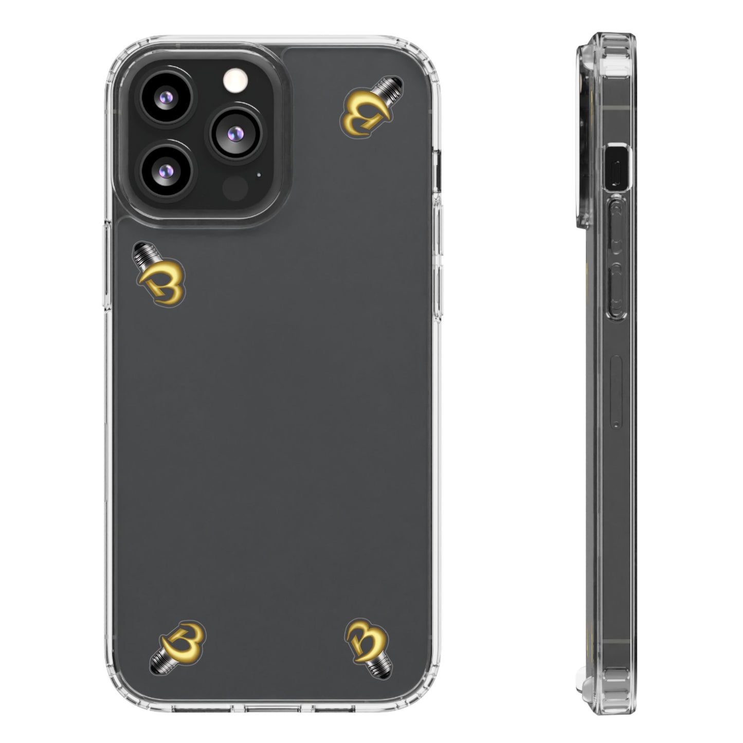 Brillianaire Logo Clear Phone Case ✨