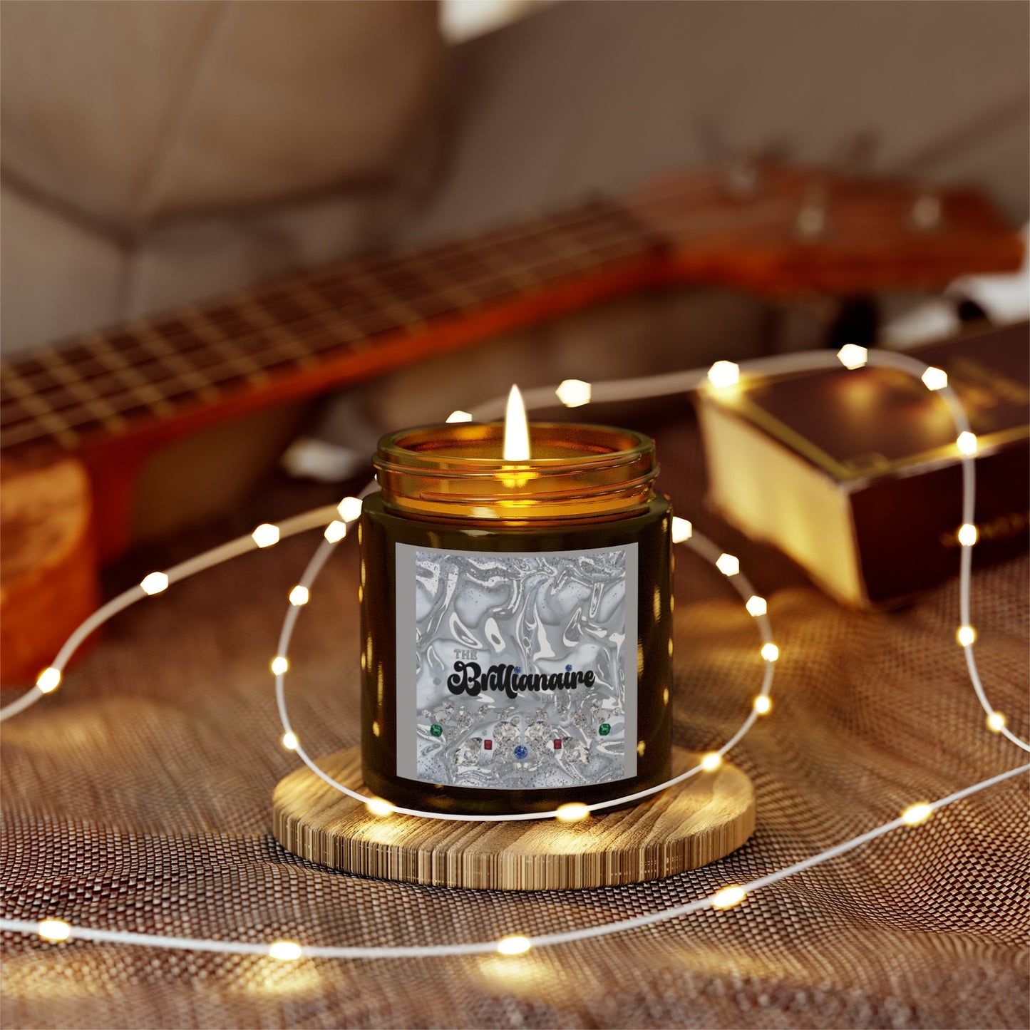 The Brillianaire Luxury Scented Candle - Coconut Apricot Wax (4oz, 9oz)