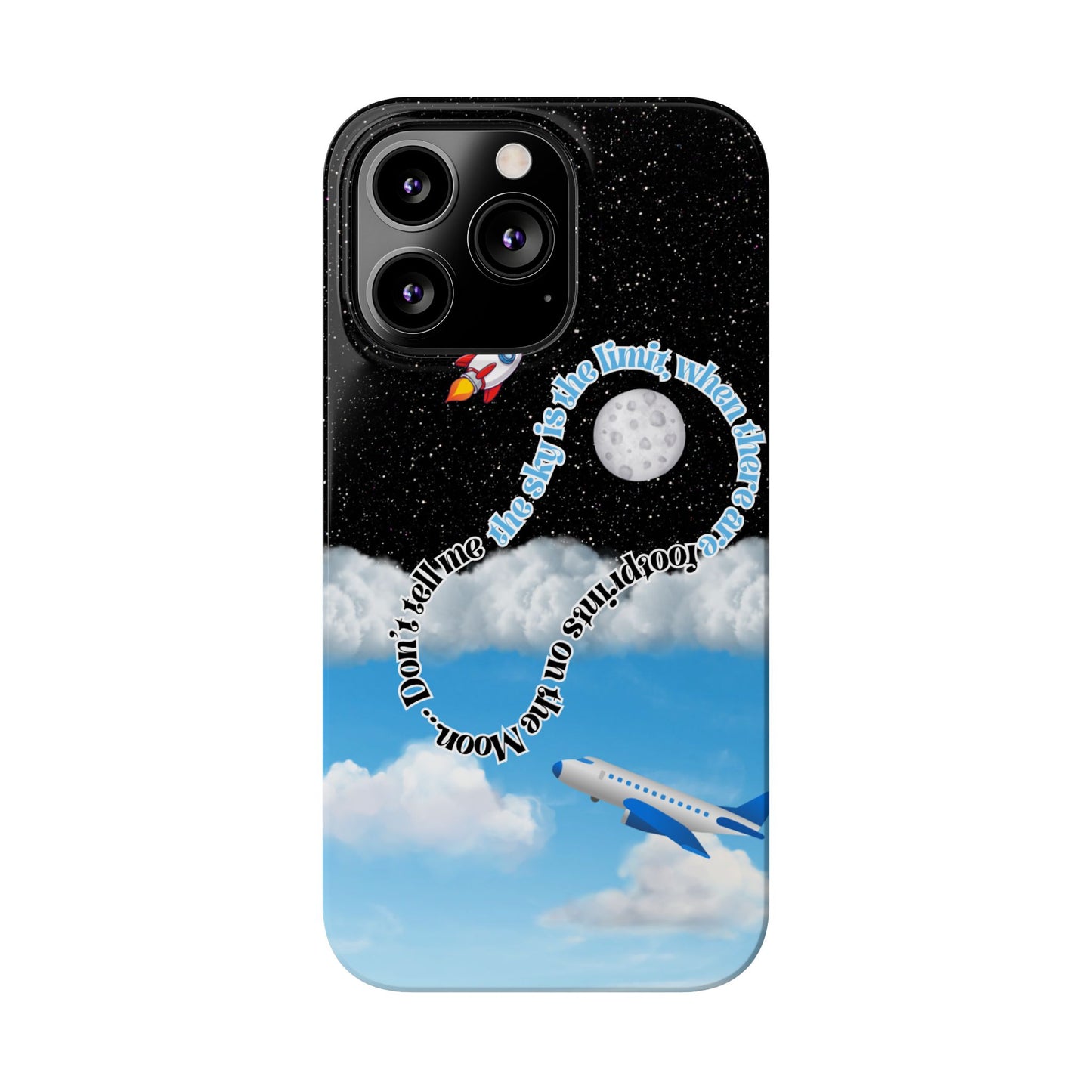Slim Phone Case – “Footprints on the Moon” Edition 🌕