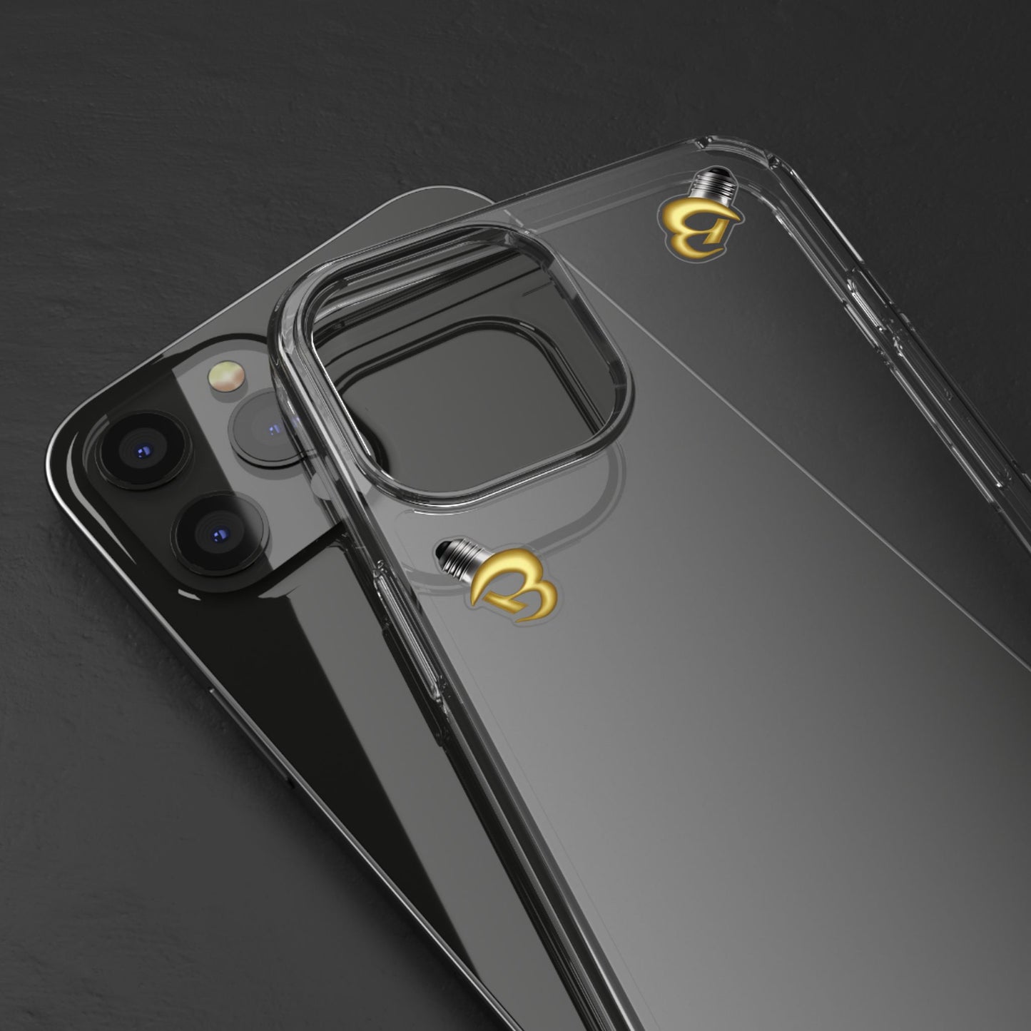 Brillianaire Logo Clear Phone Case ✨