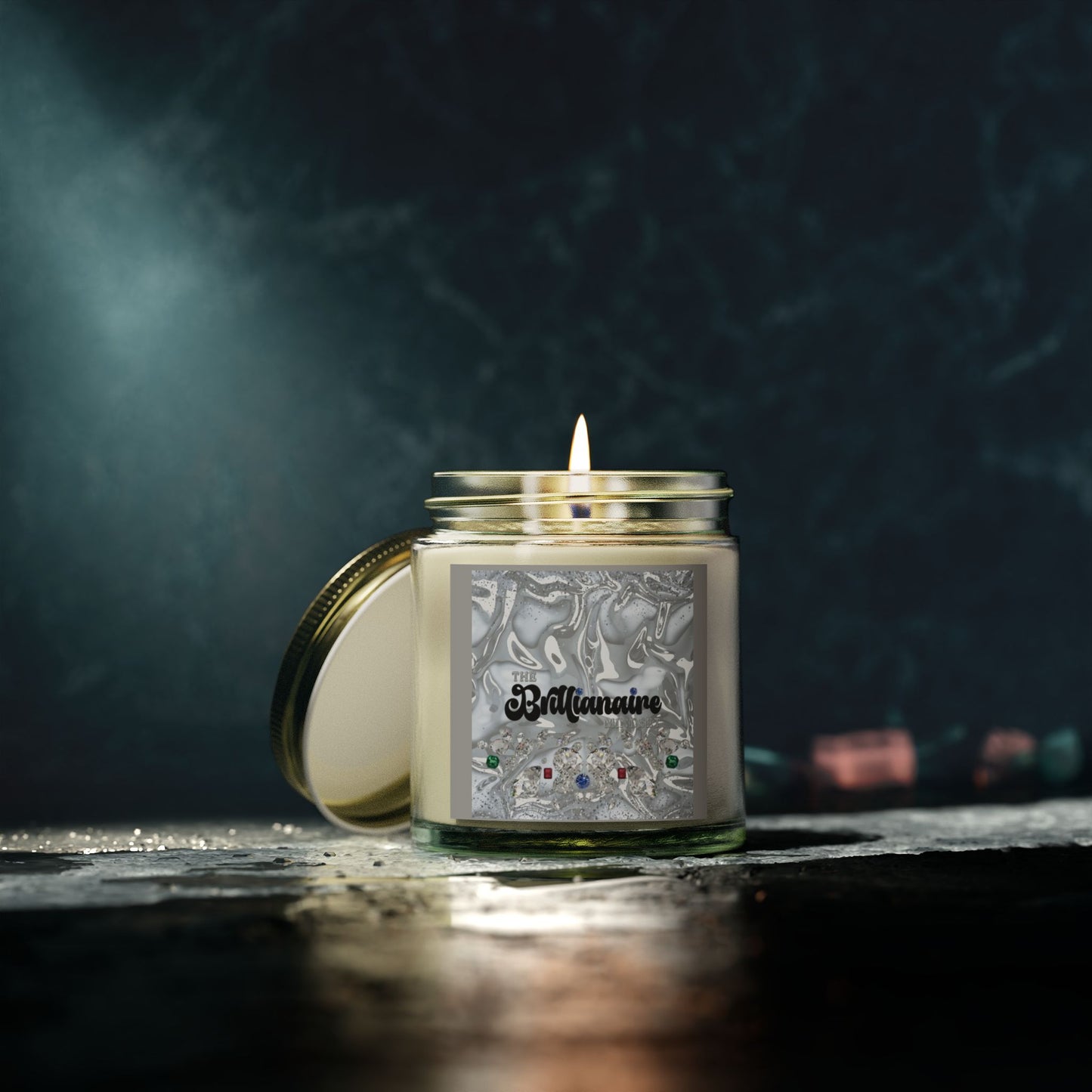 The Brillianaire Luxury Scented Candle - Coconut Apricot Wax (4oz, 9oz)