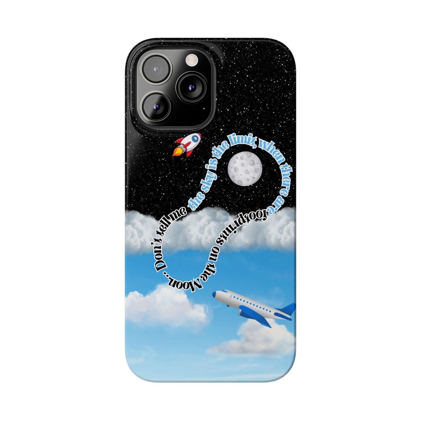 Slim Phone Case – “Footprints on the Moon” Edition 🌕