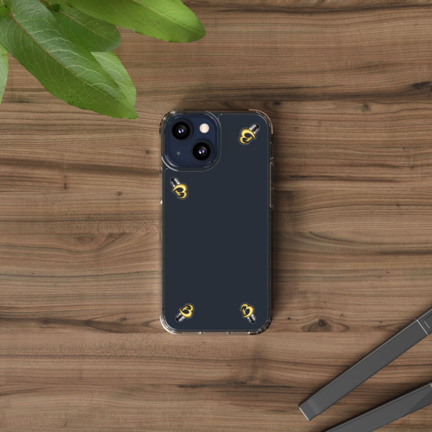 Brillianaire Logo Clear Phone Case ✨