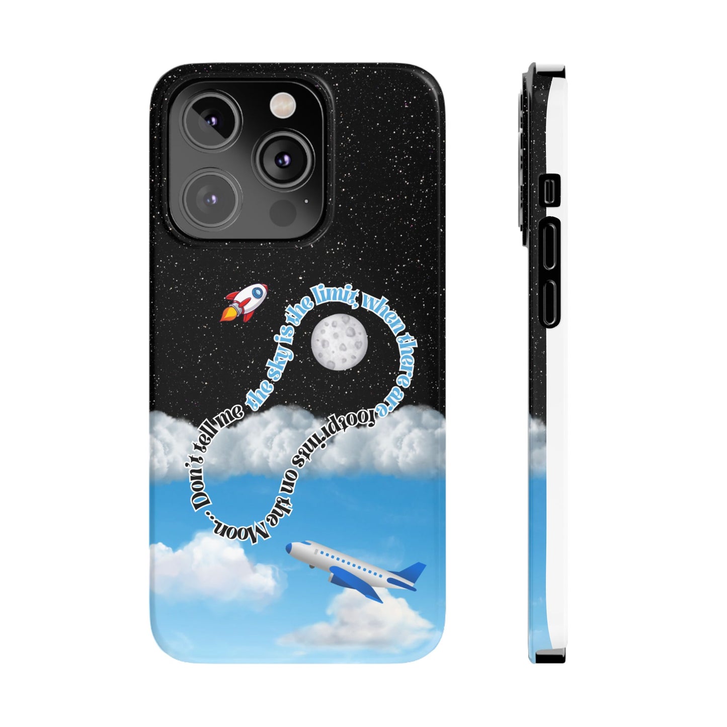 Slim Phone Case – “Footprints on the Moon” Edition 🌕