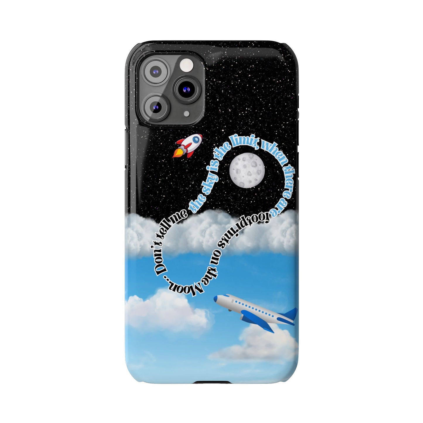 Slim Phone Case – “Footprints on the Moon” Edition 🌕