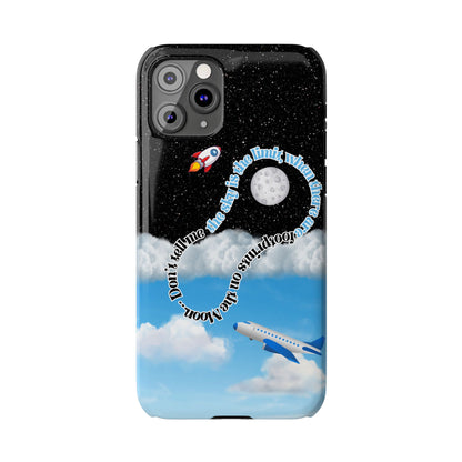 Slim Phone Case – “Footprints on the Moon” Edition 🌕
