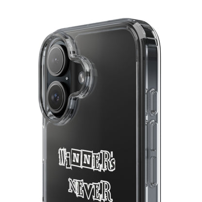Clear Phone Case – “Winners Never Quit” Edition 💪✨