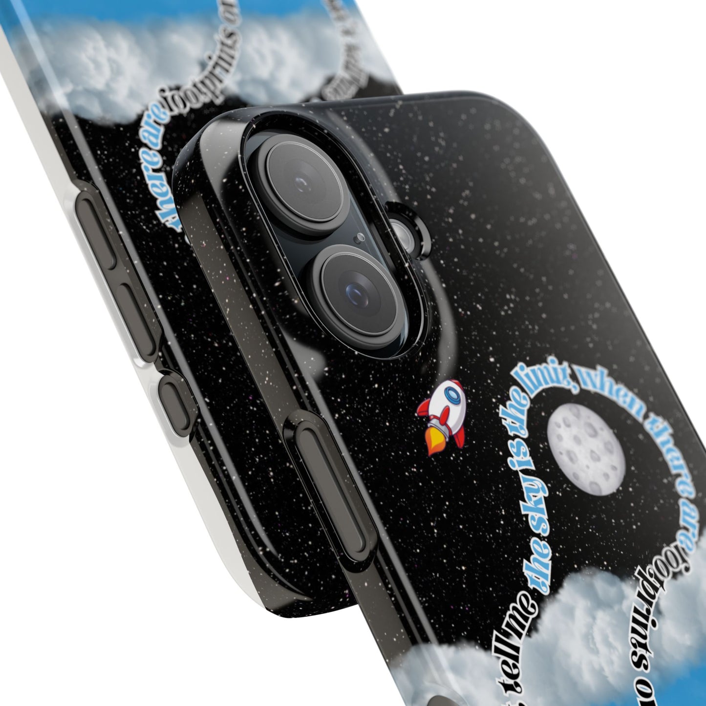 Slim Phone Case – “Footprints on the Moon” Edition 🌕