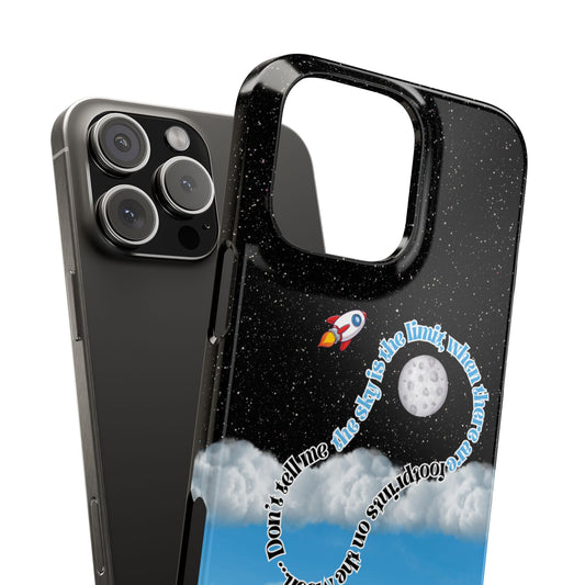 Slim Phone Case – “Footprints on the Moon” Edition 🌕