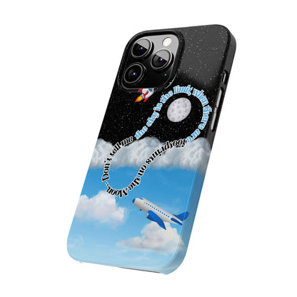 Slim Phone Case – “Footprints on the Moon” Edition 🌕