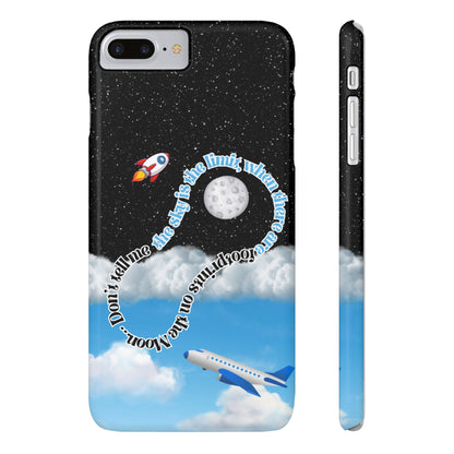 Slim Phone Case – “Footprints on the Moon” Edition 🌕