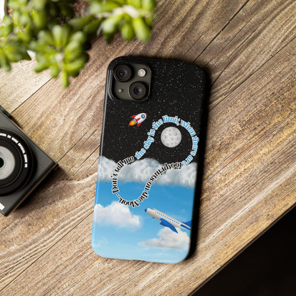 Slim Phone Case – “Footprints on the Moon” Edition 🌕