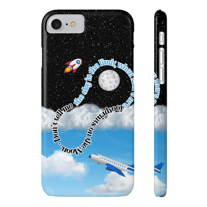 Slim Phone Case – “Footprints on the Moon” Edition 🌕