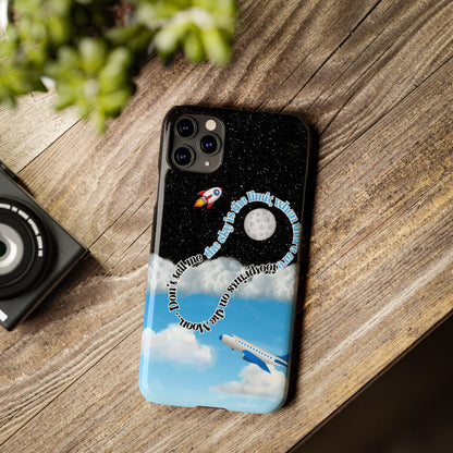 Slim Phone Case – “Footprints on the Moon” Edition 🌕