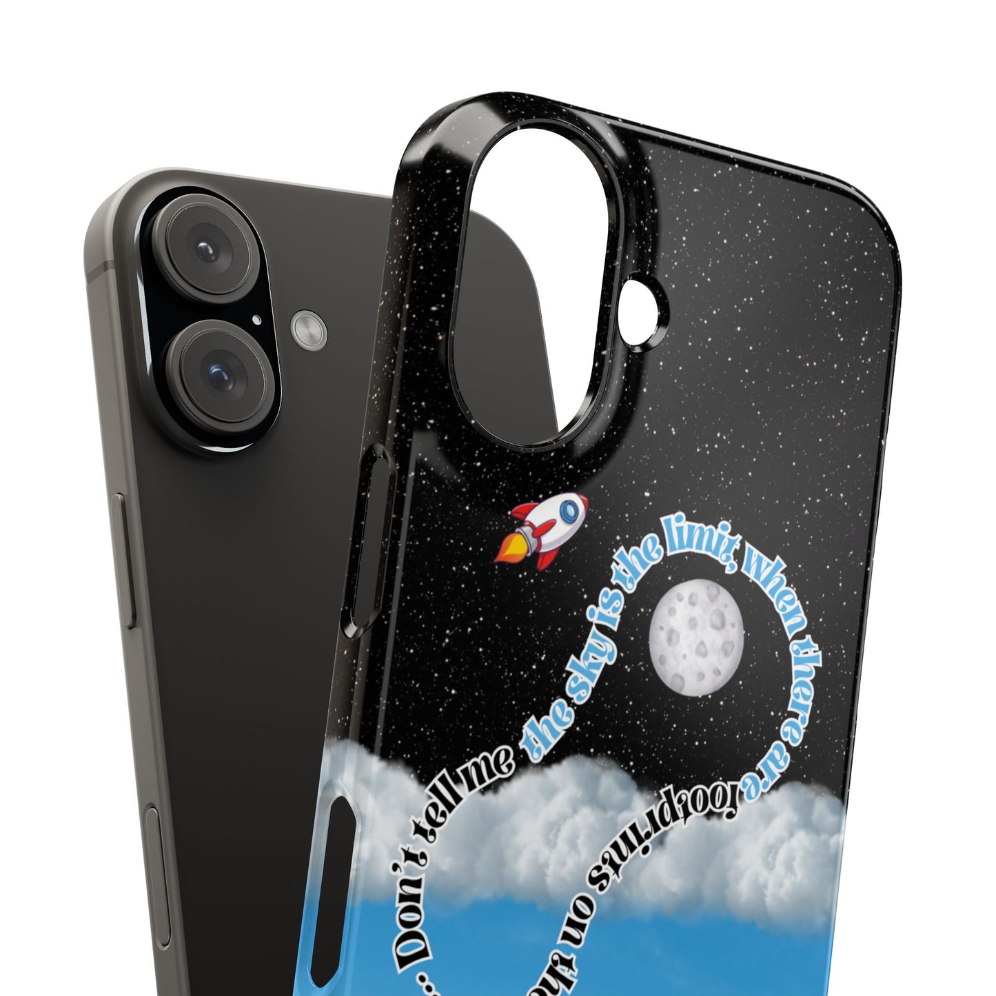 Slim Phone Case – “Footprints on the Moon” Edition 🌕