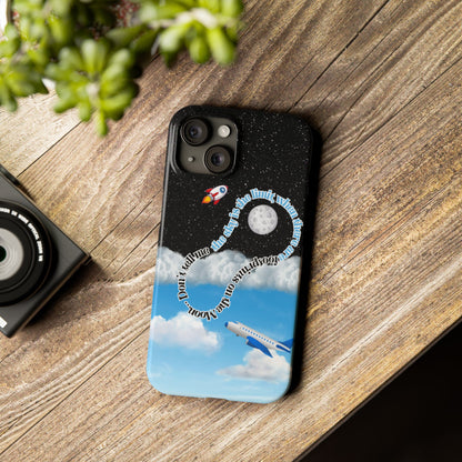 Slim Phone Case – “Footprints on the Moon” Edition 🌕