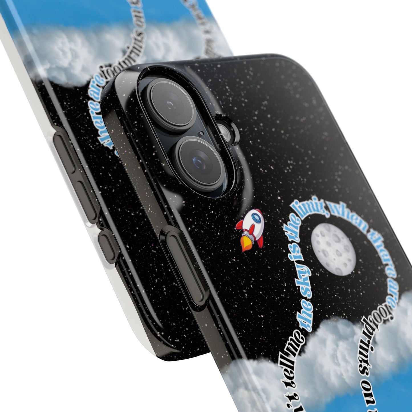 Slim Phone Case – “Footprints on the Moon” Edition 🌕