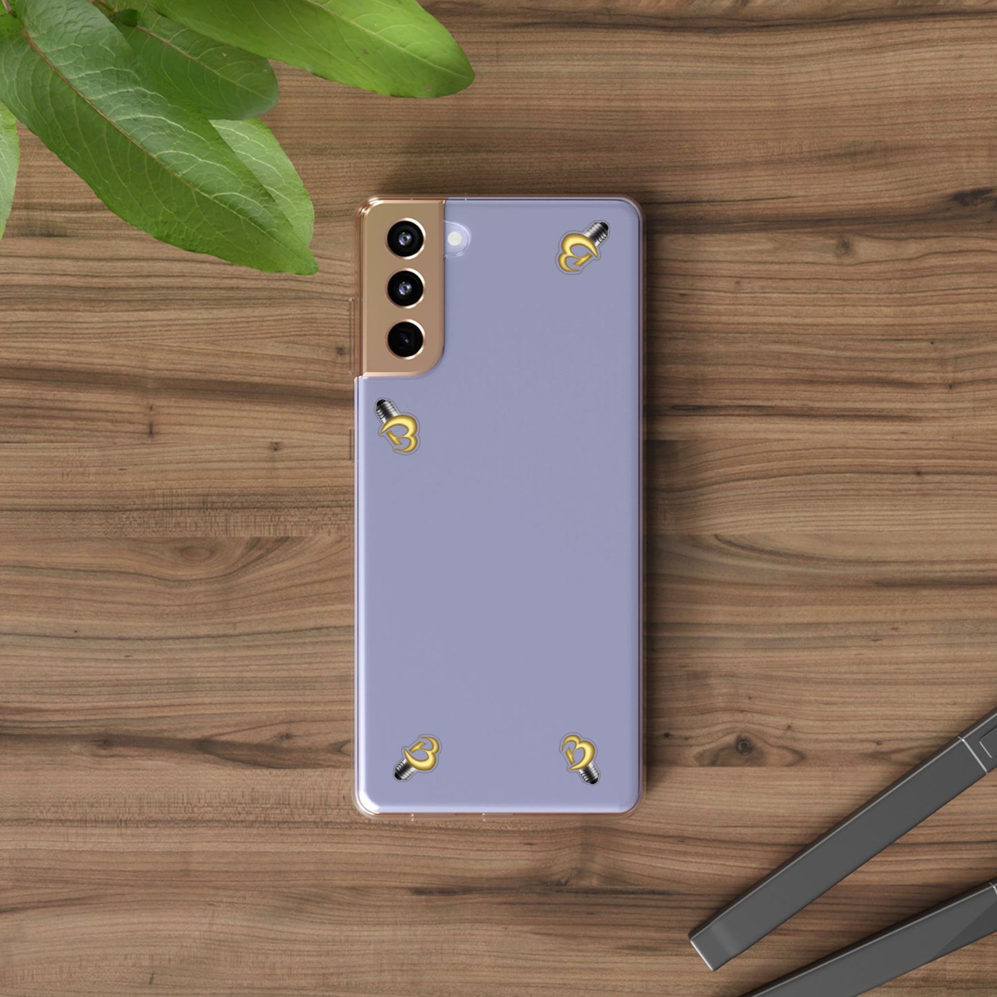 Brillianaire Logo Clear Phone Case ✨