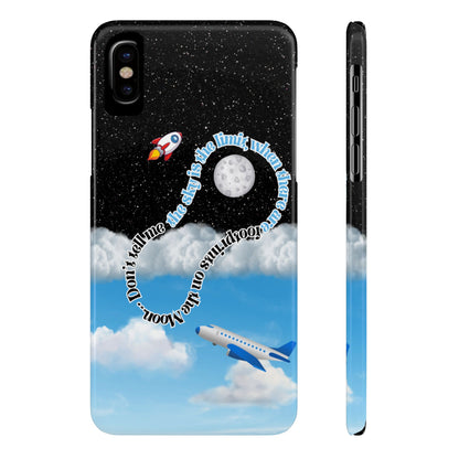 Slim Phone Case – “Footprints on the Moon” Edition 🌕
