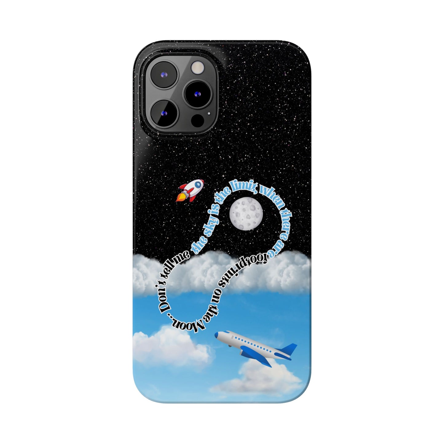 Slim Phone Case – “Footprints on the Moon” Edition 🌕