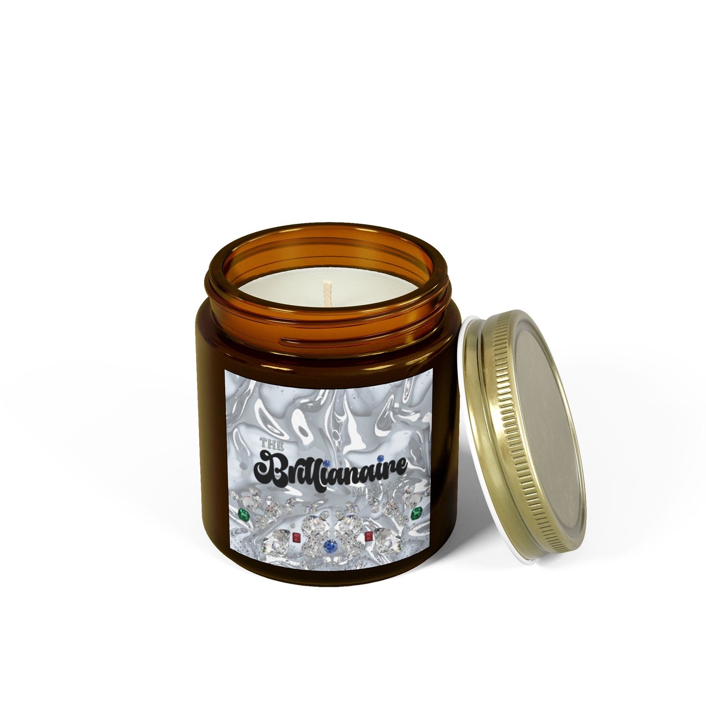 The Brillianaire Luxury Scented Candle - Coconut Apricot Wax  (4oz, 9oz)